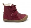 Minimus MKB5001DR Robin 2 - bordowe, zimowe botki barefoot